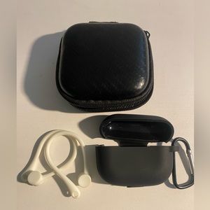Apple AirPods Carrying Case• AirPod Ear Hook and Silicone Case Cover ✨✨✨